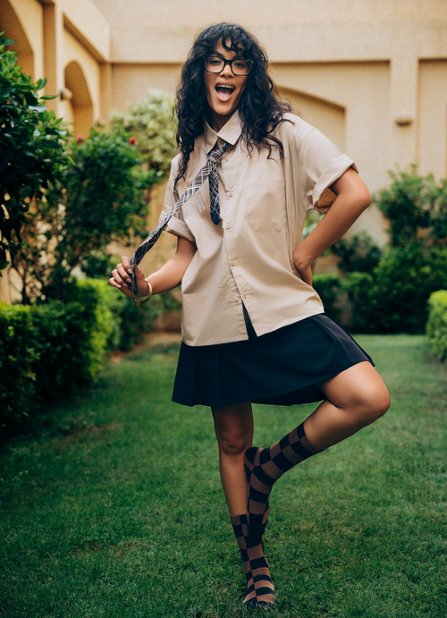 Air Between Buildings Biege Unisex Shirt