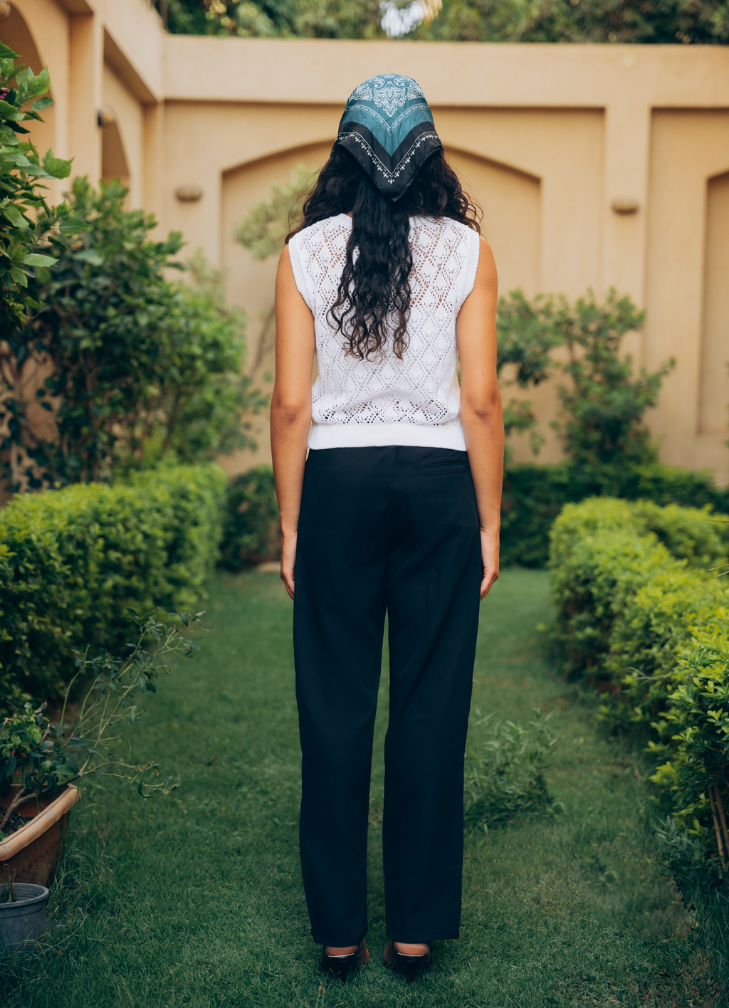 In Flow Black Tailored Unisex Pants