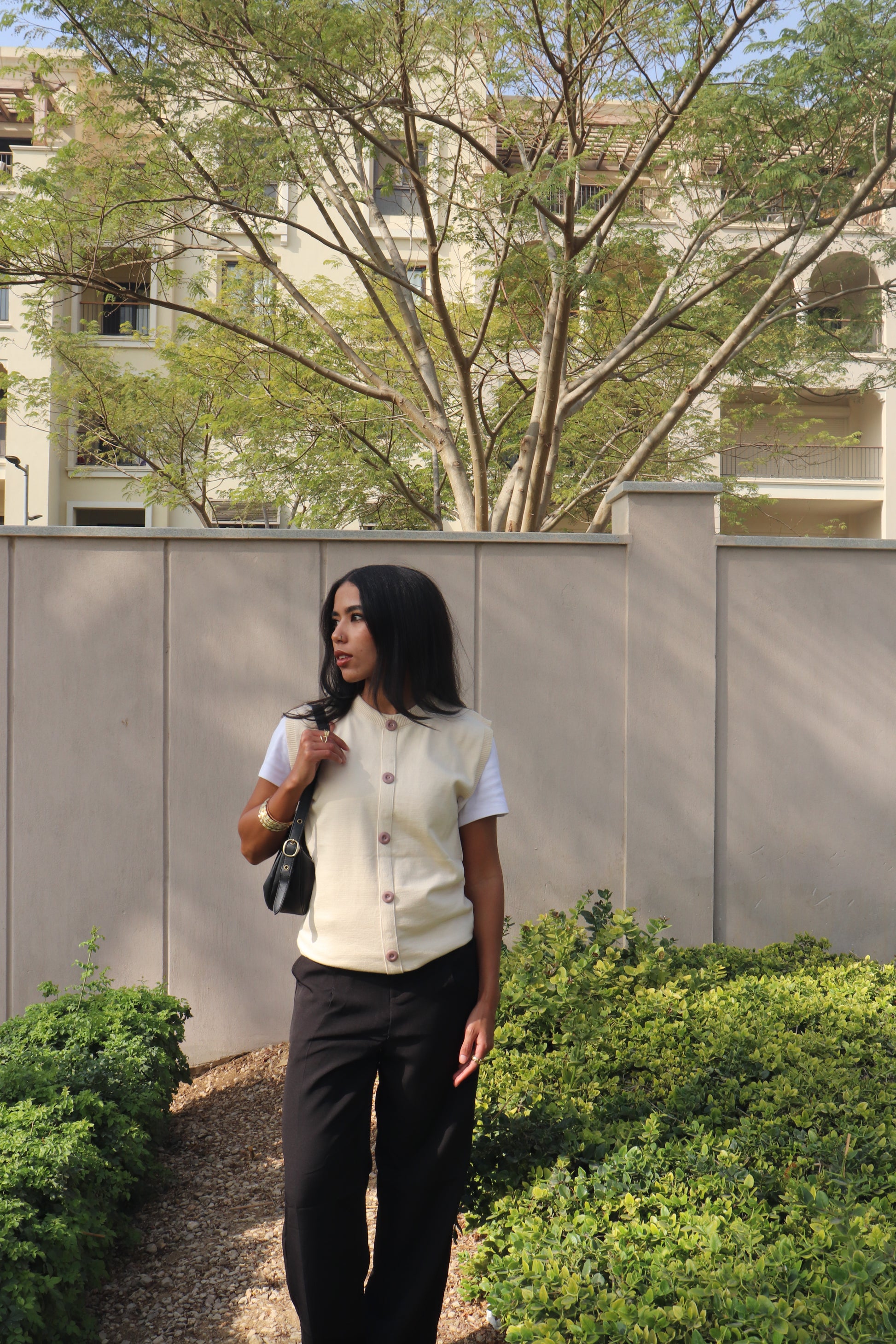 Beige Essential Vest