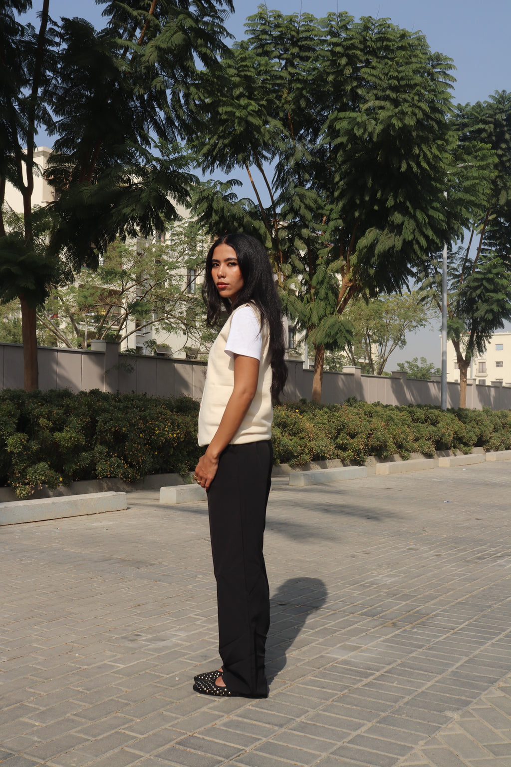 Beige Essential Vest